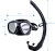 Import Cheap diving face mask and snorkel swimming diving glasses silicone anti-fog diving suit from China