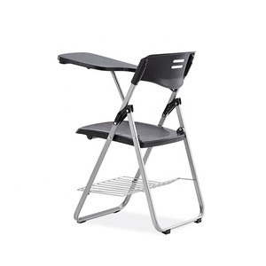 Cheap plastic folding conference chair with writing boardSD-20