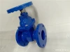 Cheap price BS standard ductile iron non rising stem rubber soft seated manual operated hanwheel sluice pn16 gate valve dn400