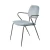 Import Cheap price high quality home furniture popular modern fabric dining chair with metal legs from China