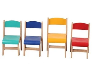 Childcare Centre Furniture Children wood Chairs , Play chair School for children