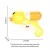 Import Children baby cartoon little yellow duck water gun  bath bathing toy beach swimming water spray gun toy from China