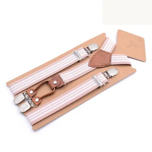 Children boys /girls Clip-on Adjustable Y-back Suspender Elastic belt Kids Suspenders