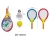 Import children fabrics badminton racket light weight Child Badminton Tennis from China