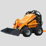 China 23HP HYSOON HY380 mini skid steer loader with accessories like Dingo