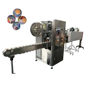 China bath bomb / bath salts shrink sleeve labeling wrapping packing machine for sale