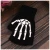 Import China Designer Wholesale custom skull ghost claw knitting fingerless gloves from China