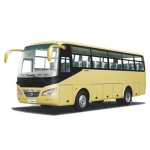 China Euro 2 engine export to Africa bus 60 seat bus for sale