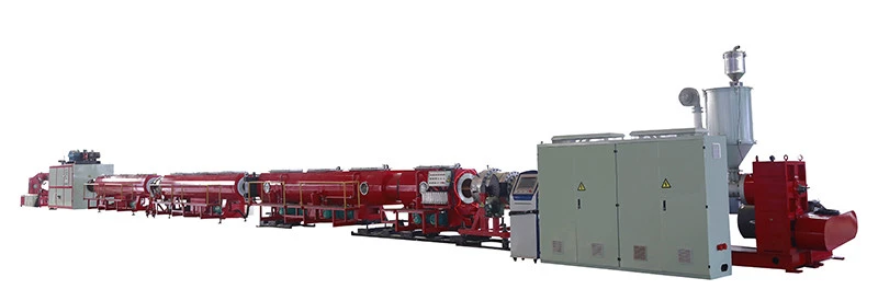 China factory 110-315mm large diameter plastic HDPE pipe extrusion production line PE tube making machine