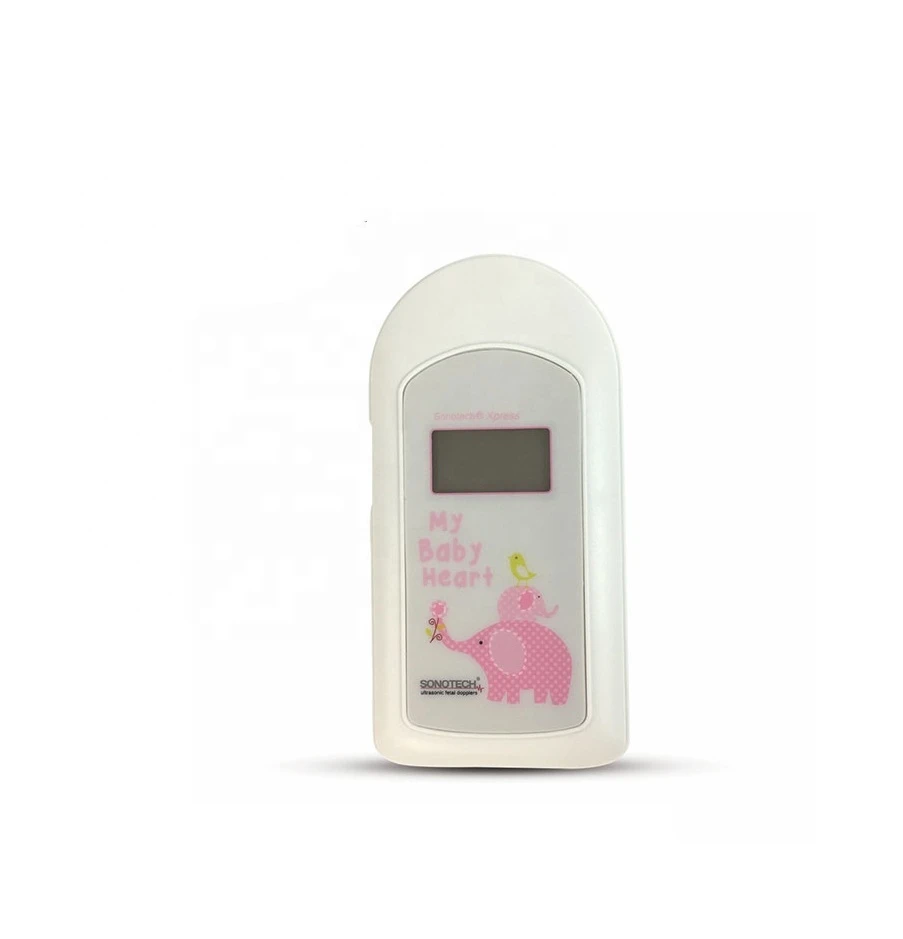 China Fetal Doppler Sonotech xpress FDA approved LCD display pocket portable ultrasound heart doppler fetal monitor