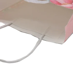 China Logo Printing Packing Custom Paper Flamingo Paper Bag
