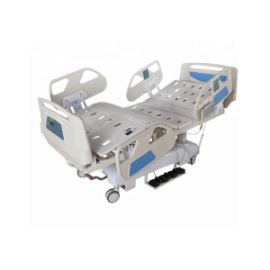 China manufacturer FDA ISO CE luxury ICU seven function electric hospital bed prices