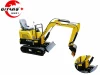 china New 1.0 Ton mini and flexible small digger hydraulic  excavator