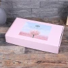 China Retail Pink Custom Logo Corrugated Shipping Box for Shoe Packaging