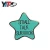 Import China supplier custom silme face round metal badge souvenirs with stars from China
