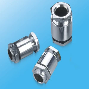 China Supplier Outlet Shielding Metal Cable Gland with Nickel Plated Brass