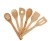 Import China Wholesale Cheap 6 Piece Wooden Cooking Spoons And Spatula Cooking Set Kitchen Reusable Bamboo Utensils from China