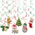 Import Christmas GiftsShopping Mall Window Decorations Indoor Party Latex Printed Balloons Photo Props Foil Swirls from China