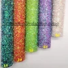 Christmas Glitter Fabric, Tissel Chunky glitter leather, PU Glitter Sheets, Faux leather sheet for DIY accessories AGM39A