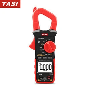 Clamp Meter Automatic Range AC DC Digital Clamp Multimeter With Capacitance Temperature NCV Frequency Tester TA8315A