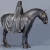Import Classic Bronze Warrior Sculpture Antique large riding jumping horse with warrior metal bronze soldier knight statues from China
