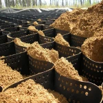 Classic design cellular geosynthetics gravel grid smoothly plastic geocell