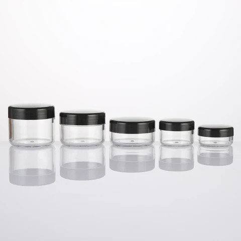 Clear cream jar different capacity cosmetic cream jar