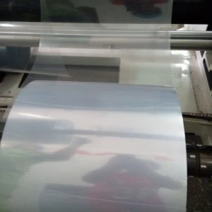 clear vinyl, PVC or anything clear and rigid film