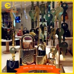 Clothes display rack props electroplated metal craft/ Visual decorative metal prop