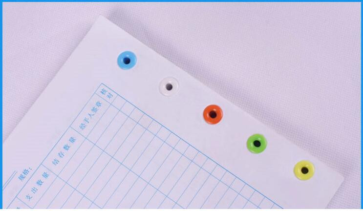 Buy Color Financial Binding Riveting Tube 4.8mm Voucher Punching ...