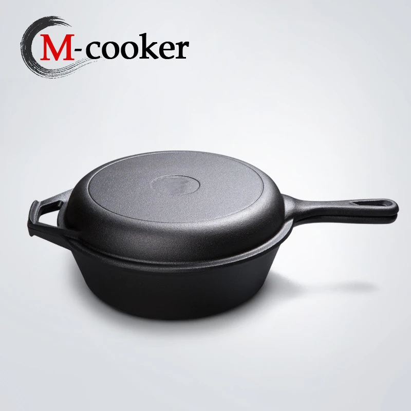 Combo cast iron cookware set cast iron pan and pot Top sell