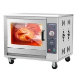 Commercial High Capacity Chicken Rotisseries Equipment Gas Chicken Roaster Grill Rotisserie Machine Chicken Rotisserie Oven