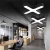 Import Commercial modern chandelier home office hanging led sign ceiling pendant light from China