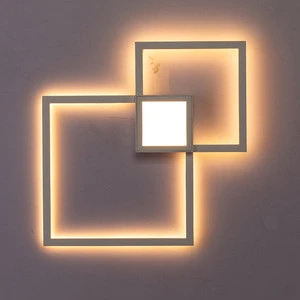 Contemporary Small Metal Aluminum Alloy LED Hotel Decorative Wall Lamp