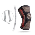 Copper Nylon basketball support knee pad/knee brace/knee sleeve