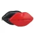 Import Cosmetic Bag Toiletry Women Makeup Case Lip Shaped Red Zipper Vinyl Personality Makeup Travel Bag Lip Cosmetic Bag from China