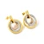 Import Costume African Fashion Jewelry Gold Round Women&#039;s Stainless Steel Jewelry Sets from China