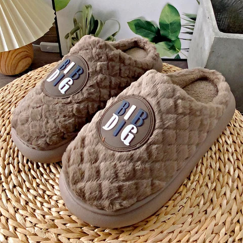 Cotton and Linen Cartoon Mules Slippers Soft and Anti Slip Home Footwear for All Seasons