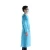 Import CPE Disposable Apron Gown Long Sleeve Waterproof Plastic Apron from China