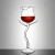 Import Creative  Rose Flower Shape Wine Glass from China