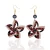 Import Cring CoCo Fashion Holiday Earrings Jewelry Dangling Star Flower Acrylic Drop Accessories Hawaiian Earrings Acrylic Earrings from China