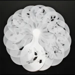 Cross-border coffeemould coffee latte mold cappuccino foam dusting powder graphic spray flower coffee art mould
