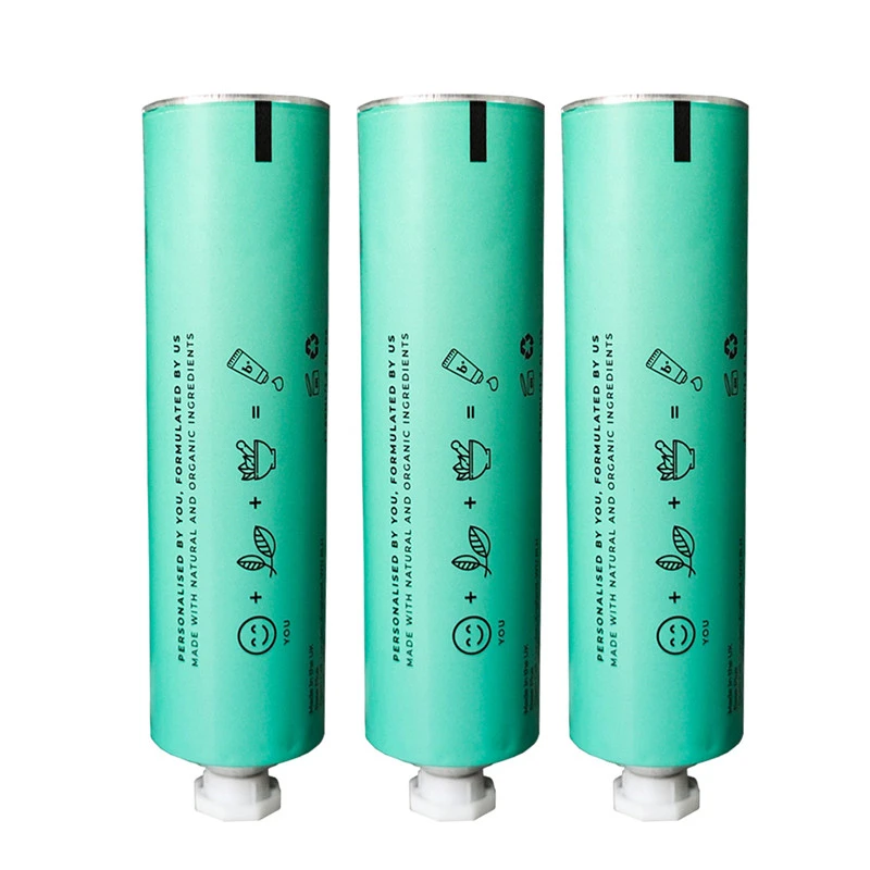 Custom 100% Soft Aluminium Tube Packaging Metal Tubes Empty 65ml 75ml Serum Collapsible Tube
