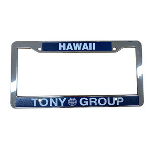 Custom America car plastic cheap price promotional license plate frame