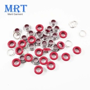 Custom cheap size colorful ring shoe metal eyelet,curtain eyelet ring