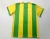 Import custom colored strip design common style tshirt soccer team uniforms from China