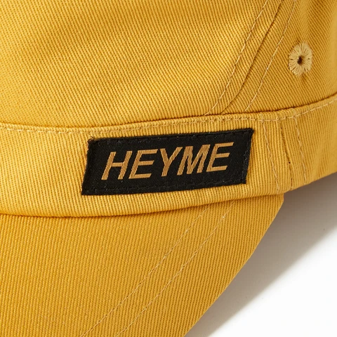 Buy Custom 100% Cotton Cap With Woven Label, Adjustable Leather Strap ...