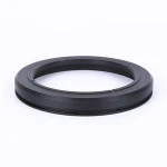 Custom d shape black butyl rubber o ring seals