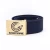 Import custom design printing logo fabric cotton webbing waist men belts with fashion buckle from China