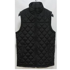 custom diamond quilted spring waistcoats sleeveless mens vest